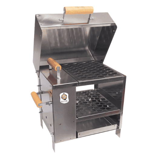 Churrasqueira Ecológica de Aço Premium Pequena a Bafo