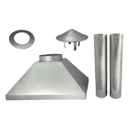 Kit Coifas para Churrasqueiras - Casa Amarela